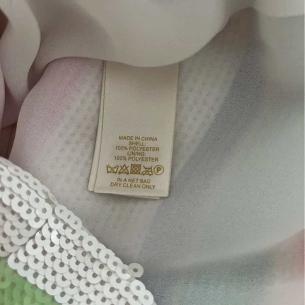 Kate Spade Cape Stripe Sequin Shorts, Multicolor, Size 0 NWOT